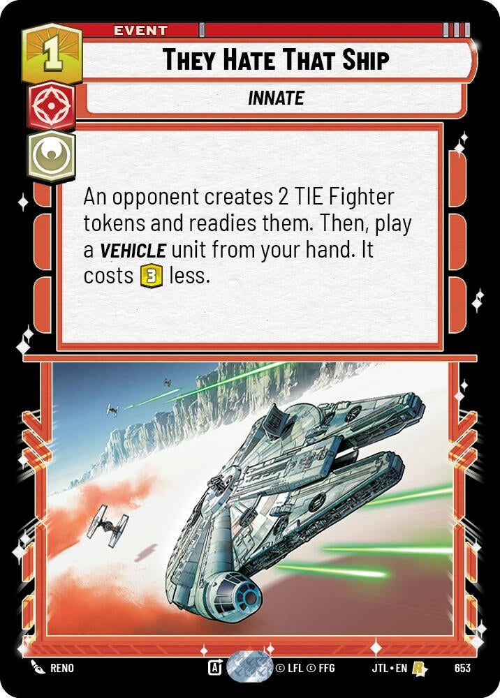 Image for They Hate That Ship (Foil) (653) [JTL]