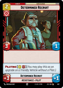 Image for Determined Recruit (Foil) (657) [JTL]