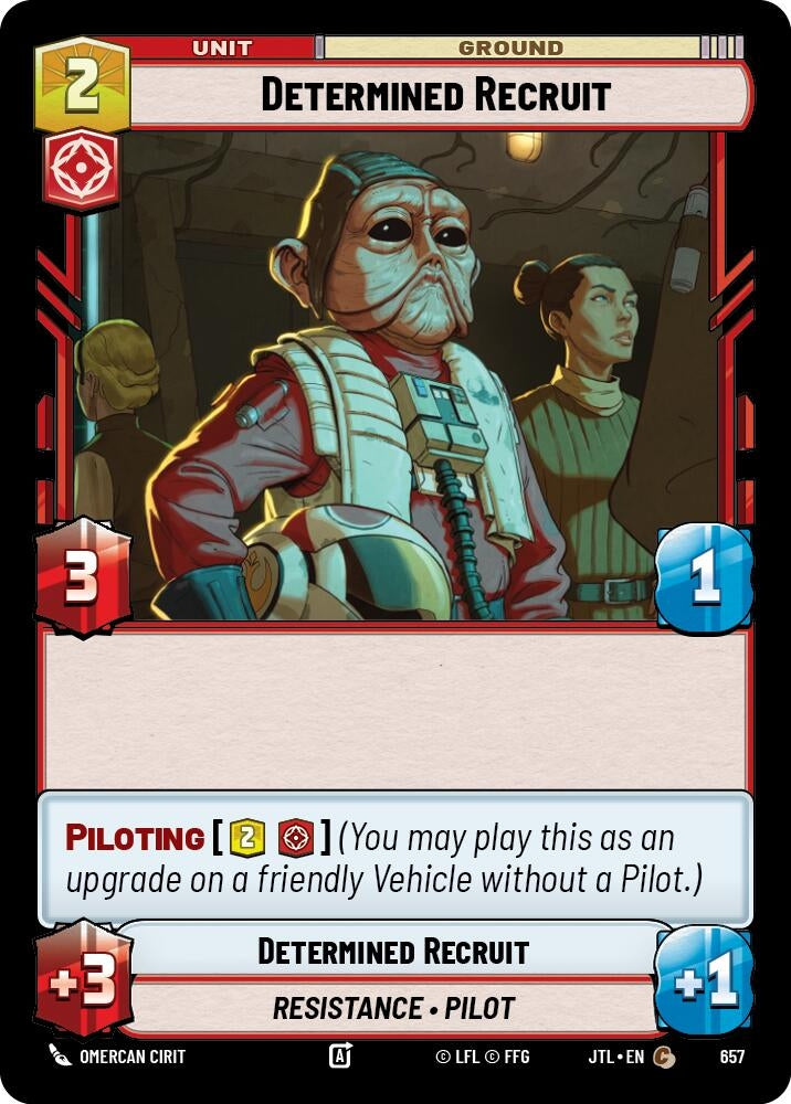 Image for Determined Recruit (Foil) (657) [JTL]