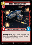 Image for Droid Missile Platform (Foil) (660) [JTL]