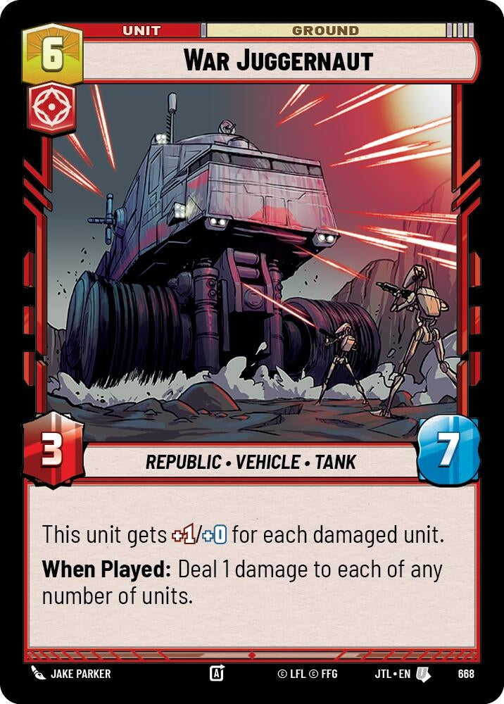 Image for War Juggernaut (Foil) (668) [JTL]