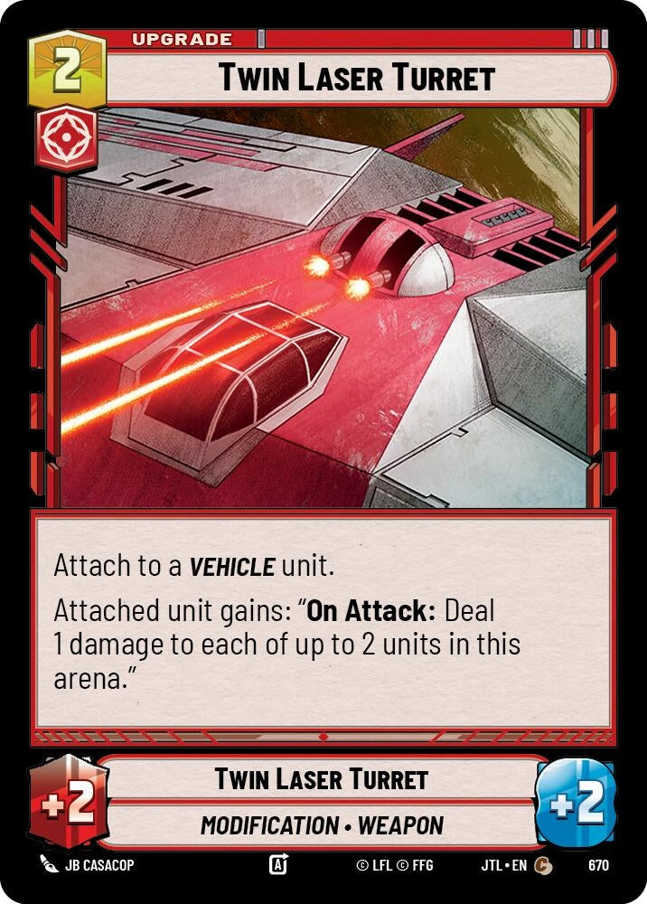 Image for Twin Laser Turret (Foil) (670) [JTL]