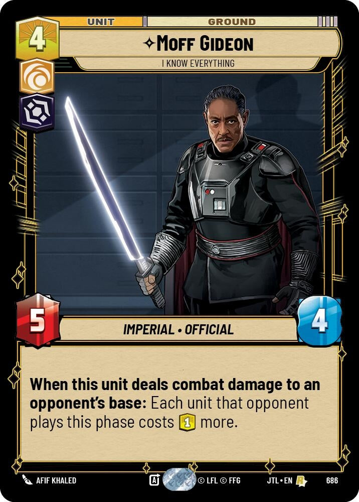Image for Moff Gideon (686) [JTL]