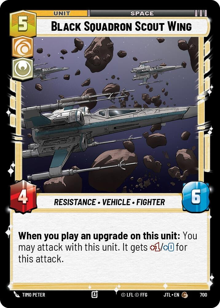 Image for Black Squadron Scout Wing (Foil) (700) [JTL]