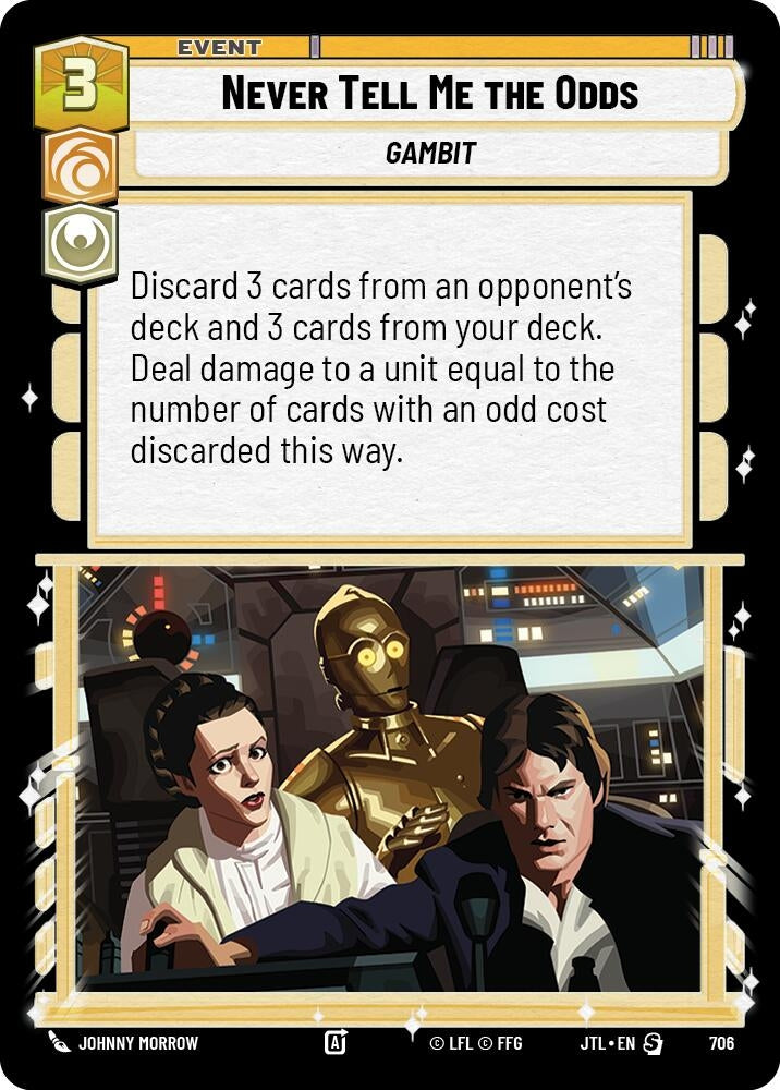 Image for Never Tell Me the Odds (Foil) (706) [JTL]