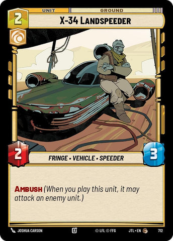 Image for X-34 Landspeeder (Foil) (712) [JTL]