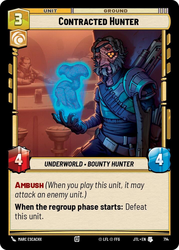 Image for Contracted Hunter (Foil) (714) [JTL]