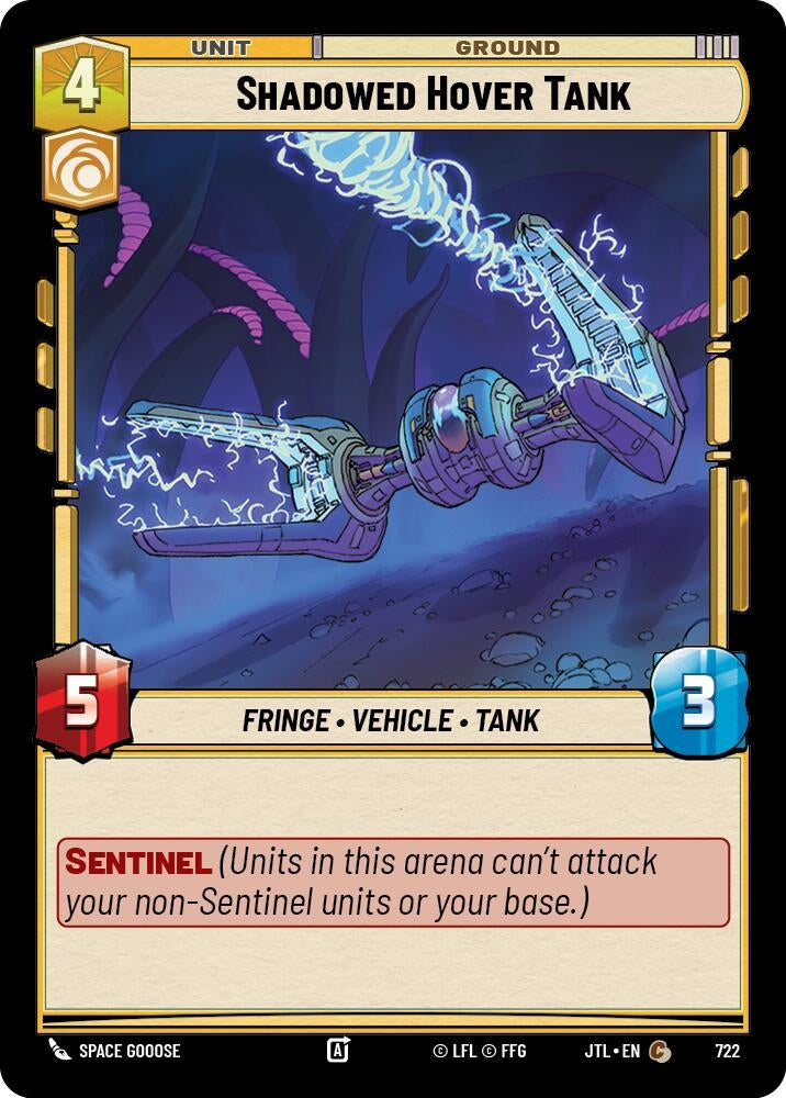 Image for Shadowed Hover Tank (Foil) (722) [JTL]