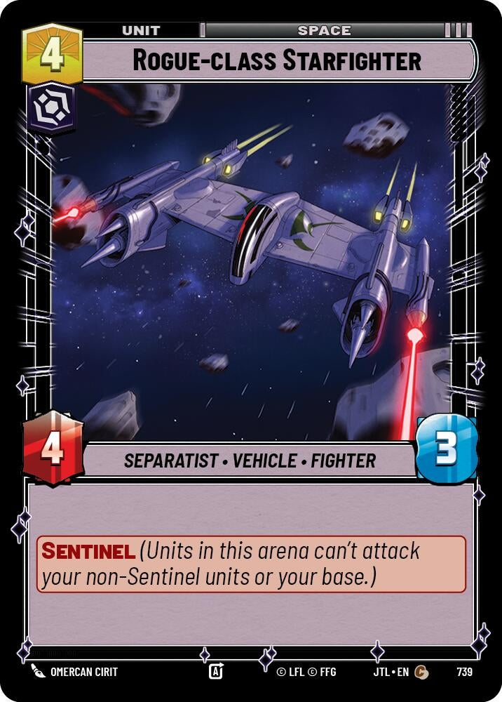 Image for Rogue-class Starfighter (Foil) (739) [JTL]