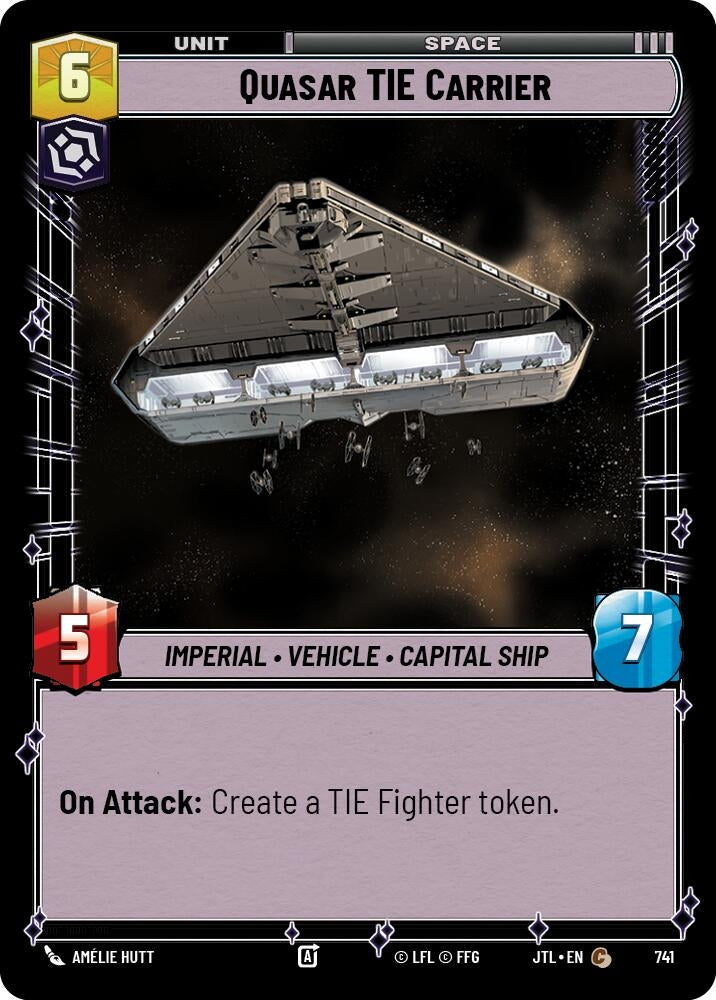 Image for Quasar TIE Carrier (Foil) (741) [JTL]