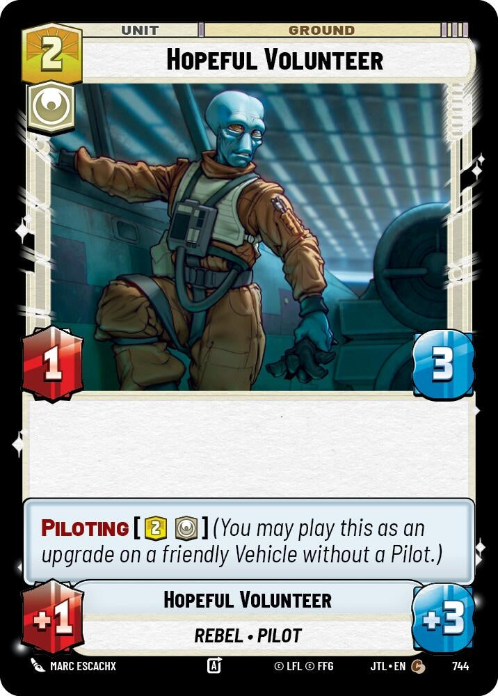 Image for Hopeful Volunteer (Foil) (744) [JTL]