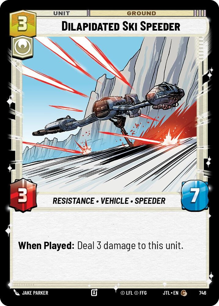 Image for Dilapidated Ski Speeder (Foil) (746) [JTL]