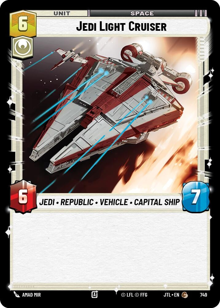 Image for Jedi Light Cruiser (Foil) (749) [JTL]