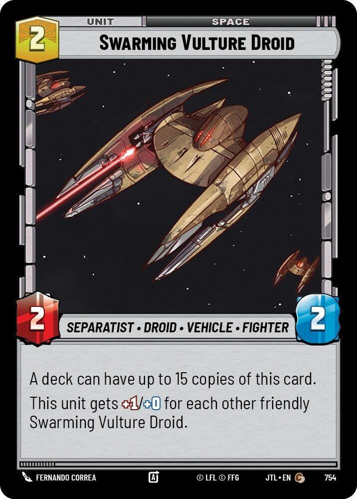 Image for Swarming Vulture Droid (Foil) (754) [JTL]