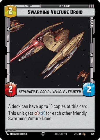 Image for Swarming Vulture Droid (Foil) (754) [JTL]