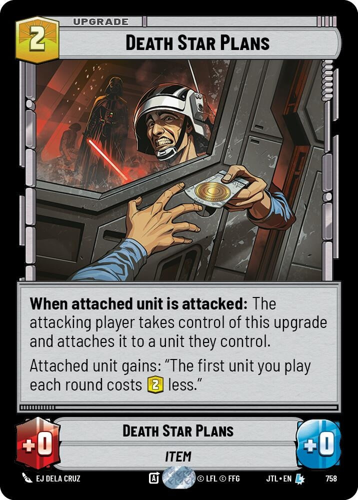 Image for Death Star Plans (Foil) (758) [JTL]