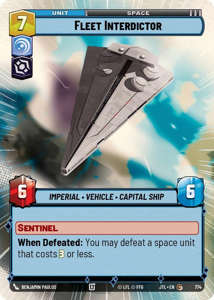 Image for Fleet Interdictor (Hyperspace Foil) (774) [JTL]