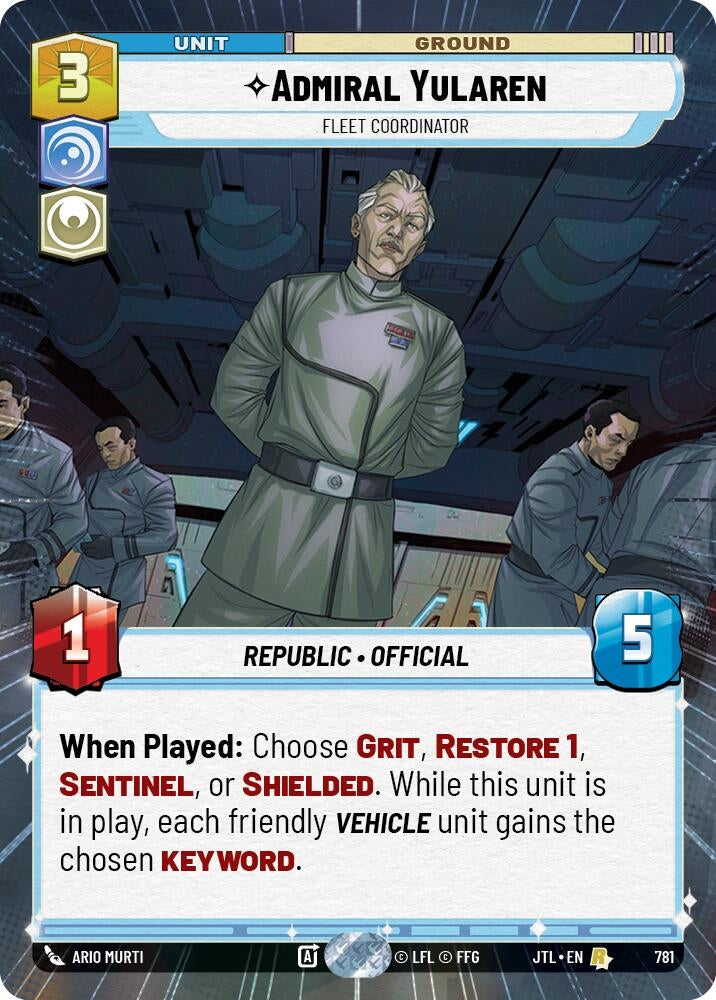 Image for Admiral Yularen (781) [JTL]