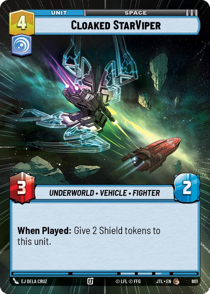 Image for Cloaked StarViper (Hyperspace Foil) (801) [JTL]