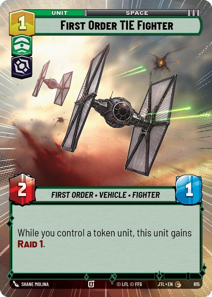 Image for First Order TIE Fighter (Hyperspace Foil) (815) [JTL]