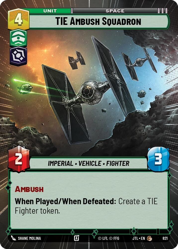 Image for TIE Ambush Squadron (Hyperspace Foil) (821) [JTL]