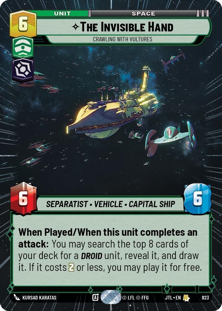 Image for The Invisible Hand (823) [JTL]