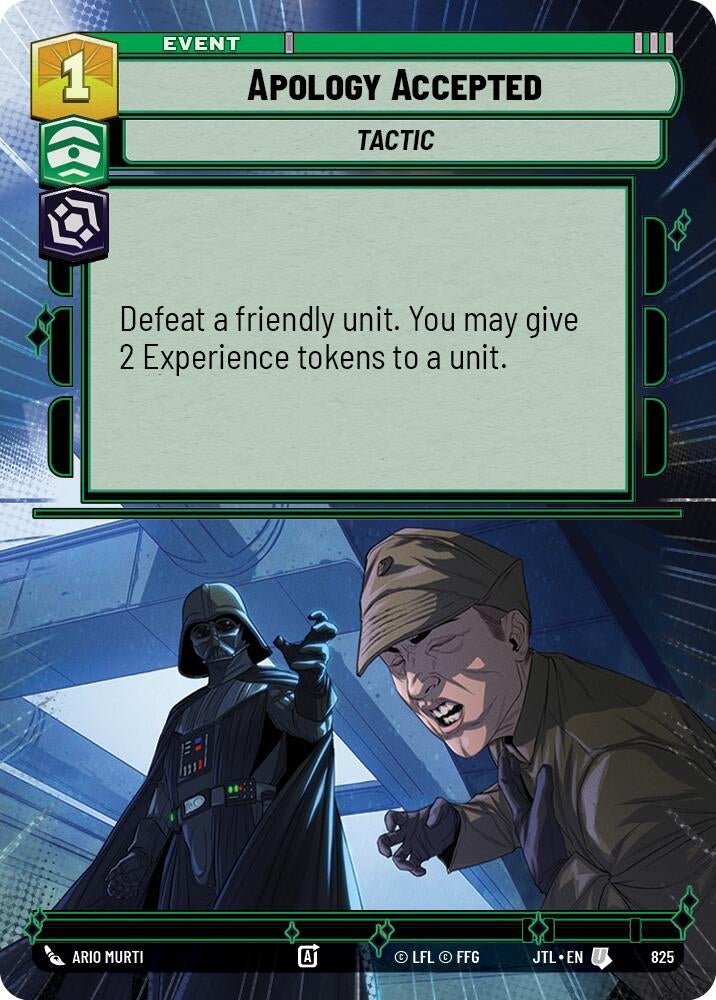 Image for Apology Accepted (Hyperspace Foil) (825) [JTL]