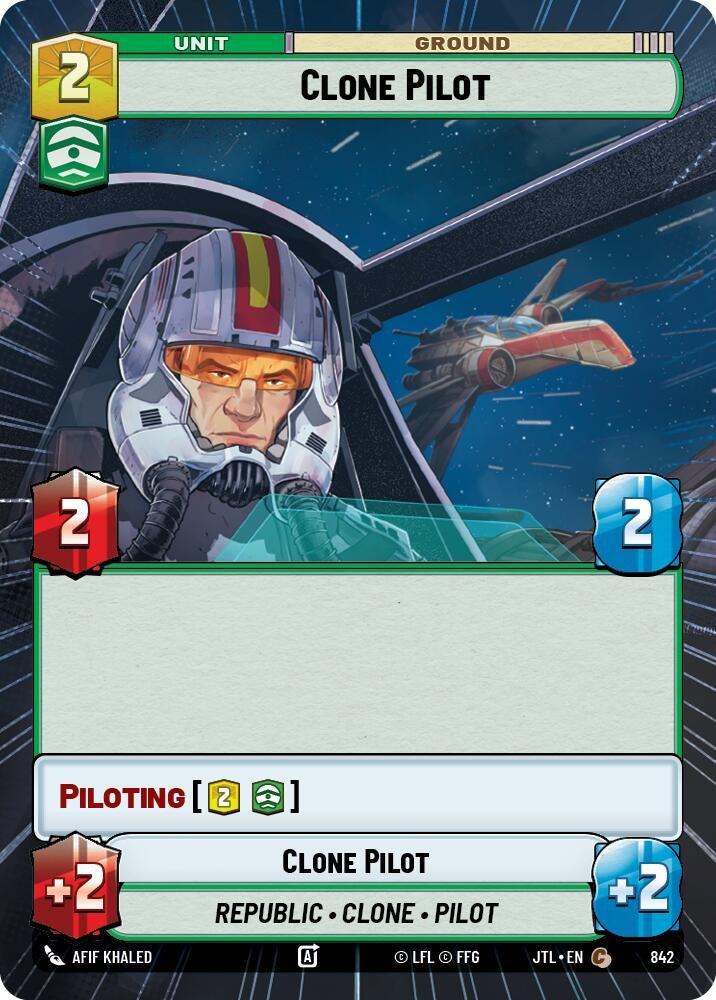 Image for Clone Pilot (Hyperspace Foil) (842) [JTL]