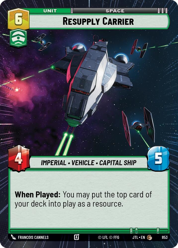 Image for Resupply Carrier (Hyperspace Foil) (853) [JTL]