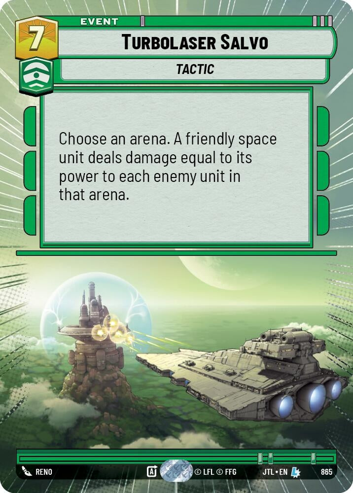 Image for Turbolaser Salvo (Hyperspace Foil) (865) [JTL]