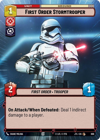 Image for First Order Stormtrooper (Hyperspace Foil) (866) [JTL]