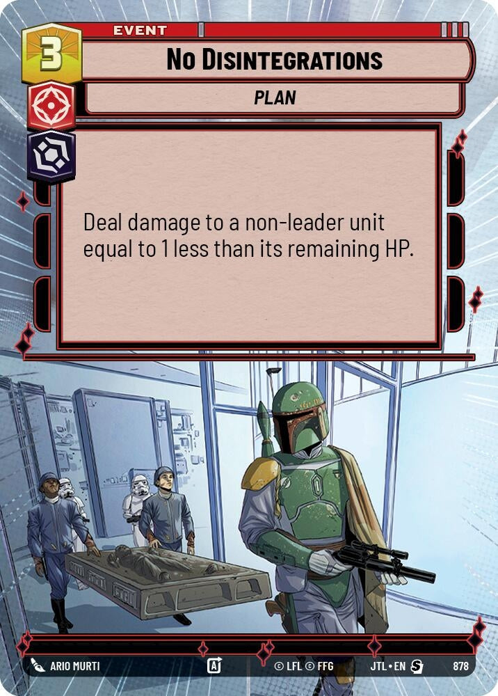 Image for No Disintegrations (Hyperspace Foil) (878) [JTL]