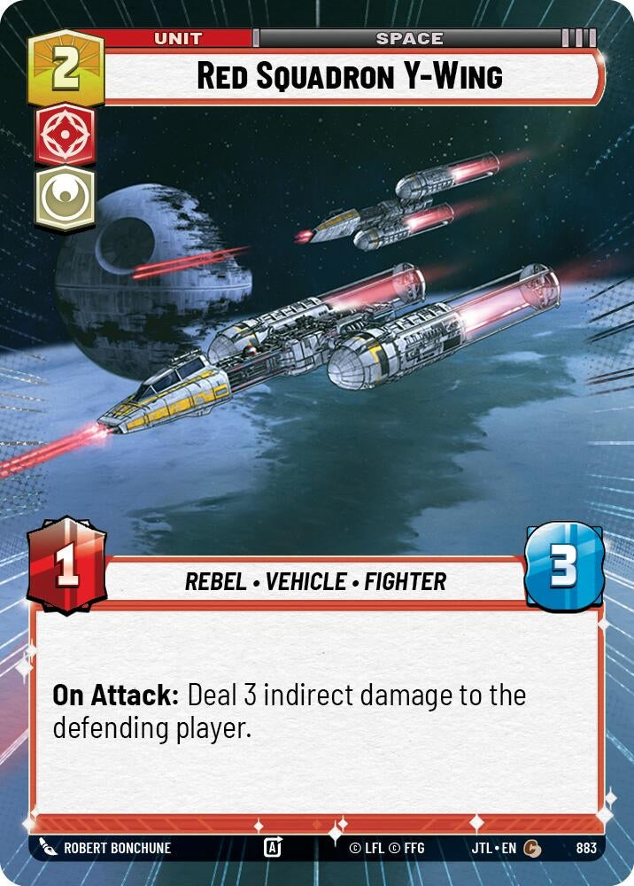 Image for Red Squadron Y-Wing (Hyperspace Foil) (883) [JTL]
