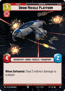 Image for Droid Missile Platform (Hyperspace Foil) (896) [JTL]
