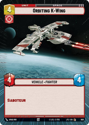 Image for Orbiting K-Wing (Hyperspace Foil) (900) [JTL]