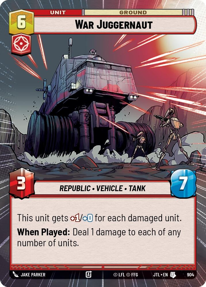Image for War Juggernaut (Hyperspace Foil) (904) [JTL]