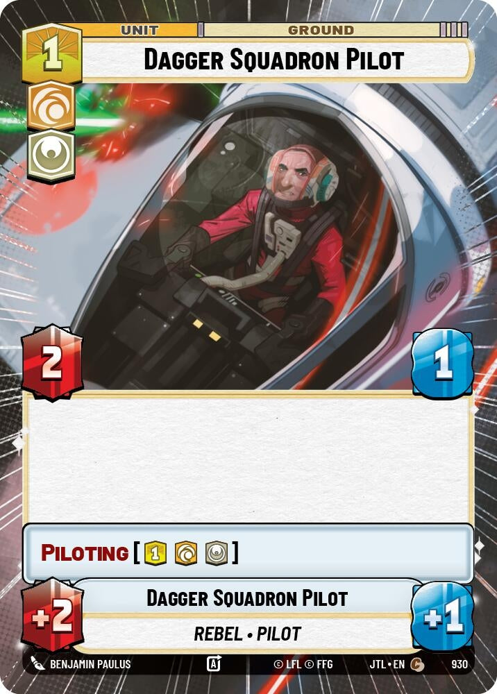 Image for Dagger Squadron Pilot (Hyperspace Foil) (930) [JTL]