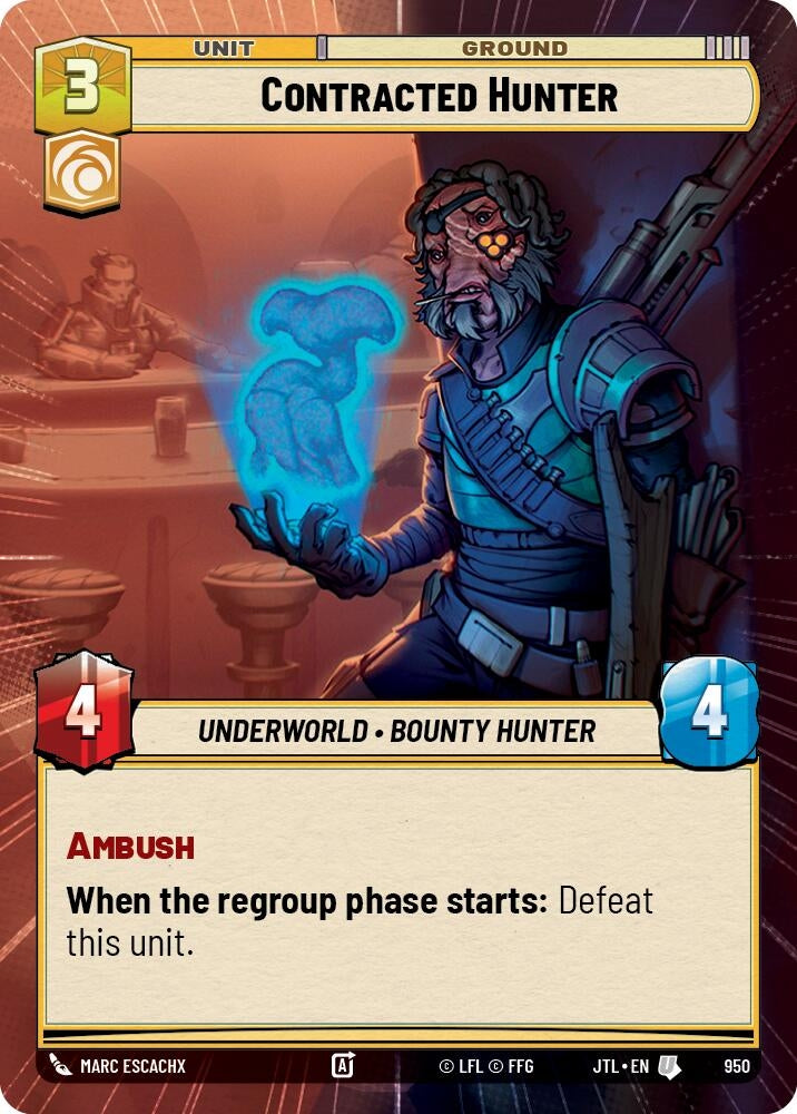 Image for Contracted Hunter (Hyperspace Foil) (950) [JTL]