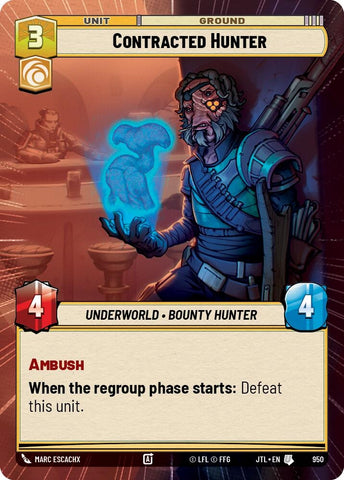 Image for Contracted Hunter (Hyperspace Foil) (950) [JTL]