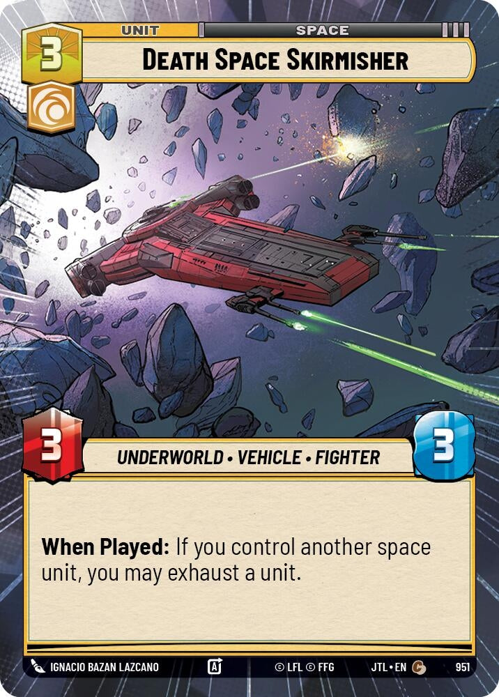 Image for Death Space Skirmisher (Hyperspace Foil) (951) [JTL]