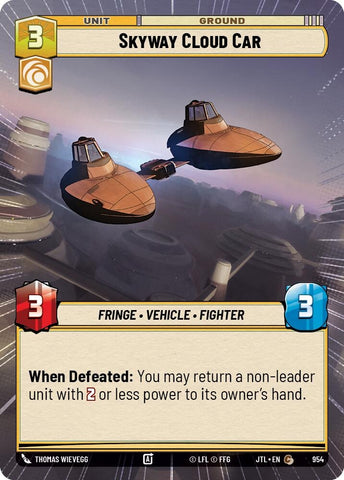 Image for Skyway Cloud Car (Hyperspace Foil) (954) [JTL]