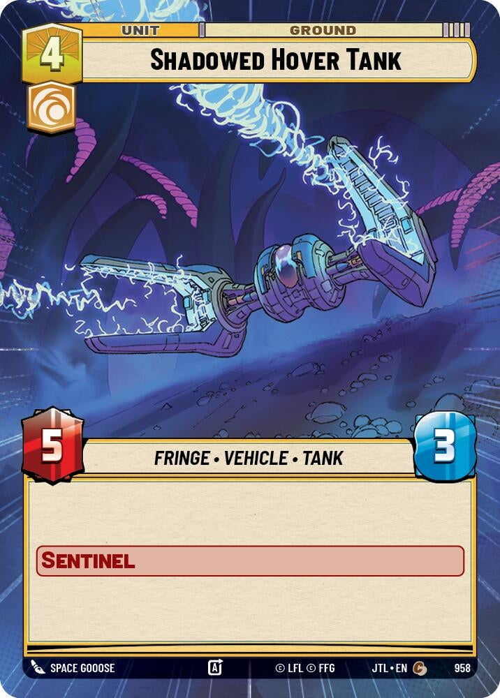 Image for Shadowed Hover Tank (Hyperspace Foil) (958) [JTL]