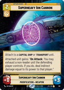 Image for Superheavy Ion Cannon (Hyperspace Foil) (961) [JTL]