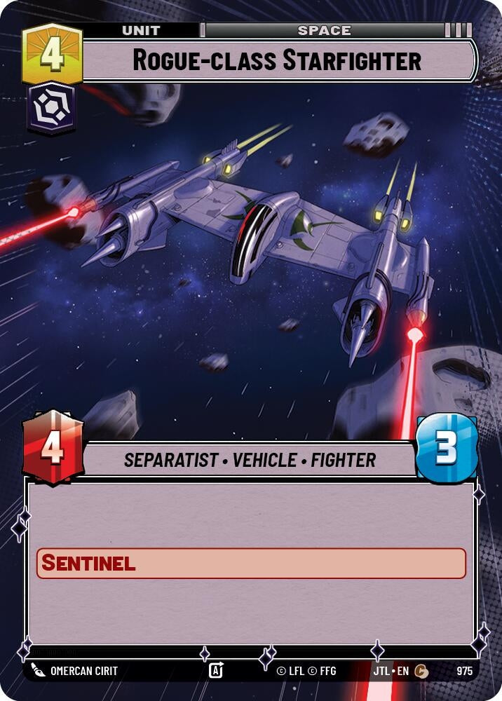 Image for Rogue-class Starfighter (Hyperspace Foil) (975) [JTL]