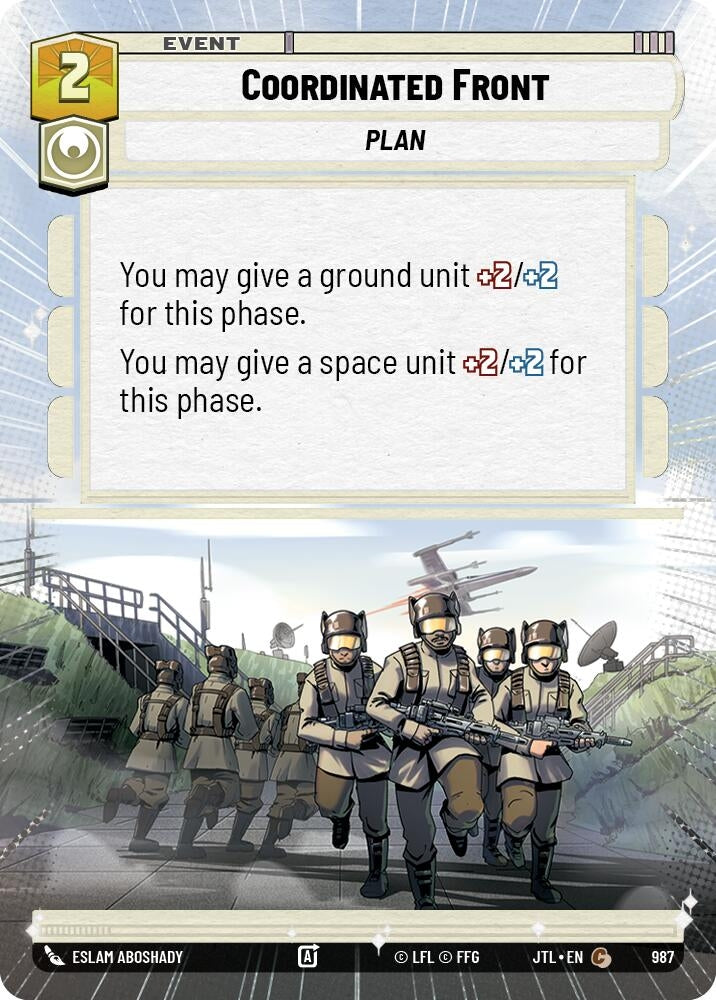 Image for Coordinated Front (Hyperspace Foil) (987) [JTL]