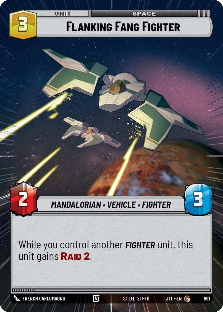 Image for Flanking Fang Fighter (Hyperspace Foil) (991) [JTL]