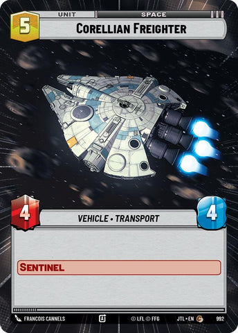 Image for Corellian Freighter (Hyperspace Foil) (992) [JTL]
