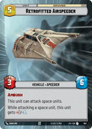 Image for Retrofitted Airspeeder (Hyperspace Foil) (993) [JTL]