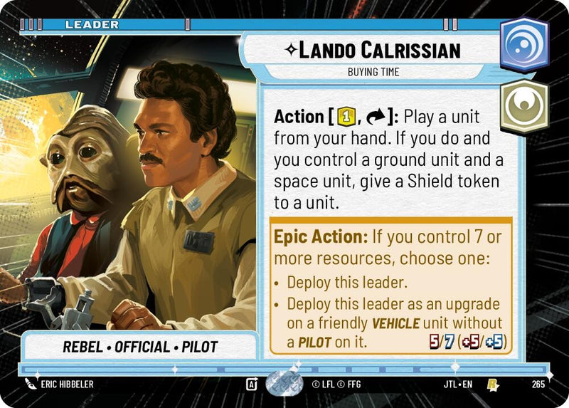 Image for Lando Calrissian (265) [JTL]