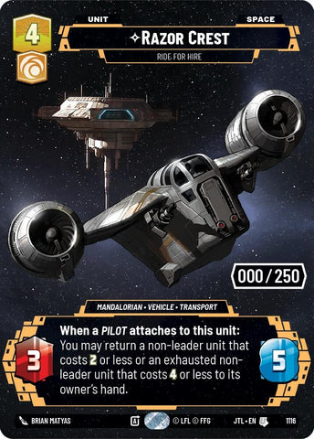 Image for Razor Crest (1116) [JTL]